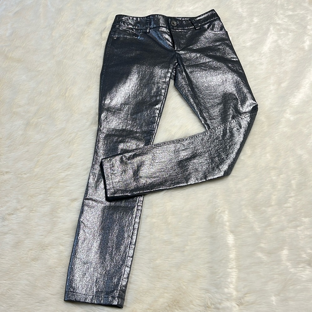 Alice + Olivia like new silver pants